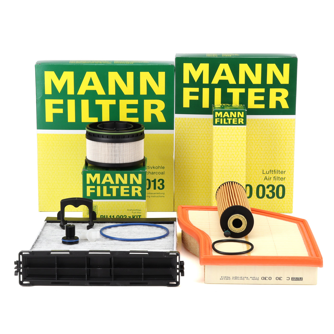 MANN Filterset Filterpaket 4-tlg MERCEDES W177 V177 W247 C118 X118 H247 X247 OM654