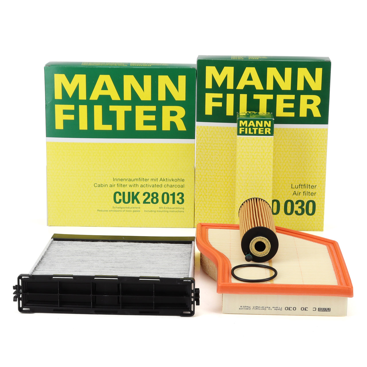 MANN Filterset 3-tlg MERCEDES-BENZ W177 V177 W247 C118 X118 H247 X247 180/200/220d OM654