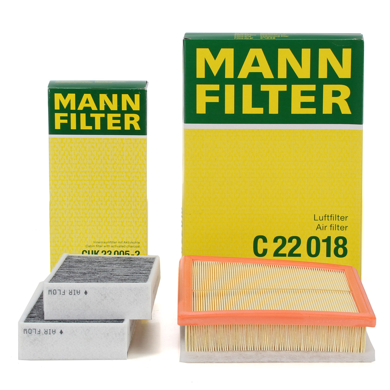 MANN Filter-Set BMW 2er F45 F46 X1 F48 MINI F55 F56 F54 F60 F57 bis 01.2016