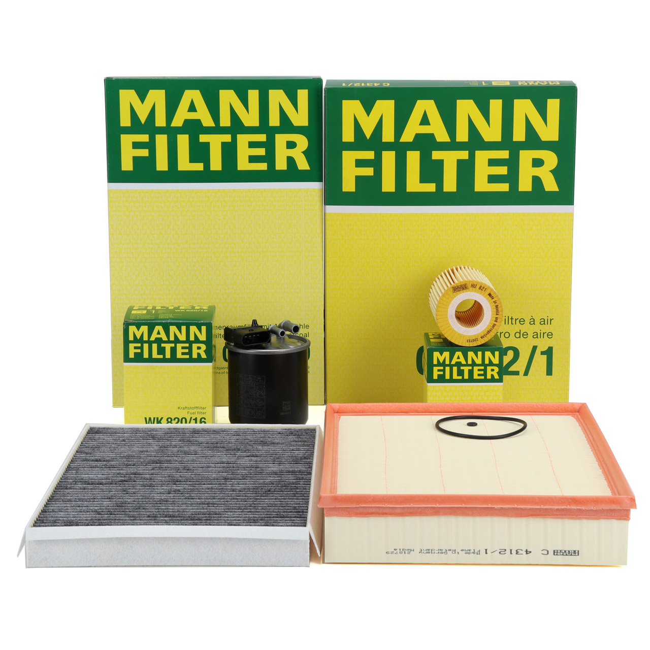 MANN Filter-Set 4-tlg MERCEDES Sprinter B906 19CDI 190 PS OM642