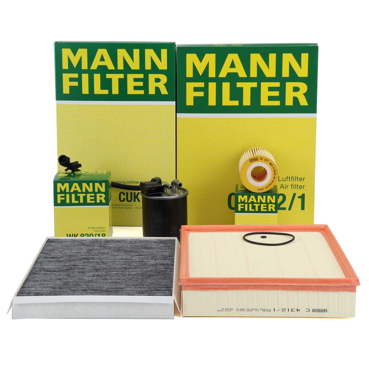 MANN Filter-Set 4-tlg MERCEDES Sprinter B906 319CDI 519CDI 190 PS OM642