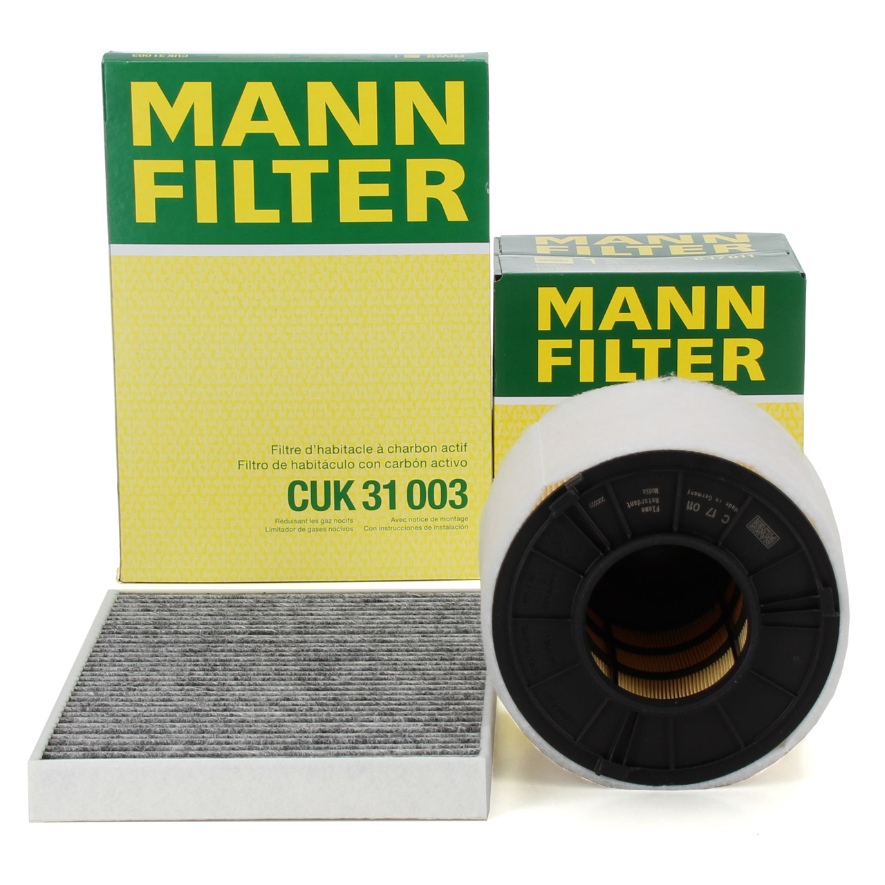 MANN Filter-Set 2-tlg AUDI A4 (B9) A5 (F5) Q5 (FY) 2.0/30/35/40 TDI 122-204 PS