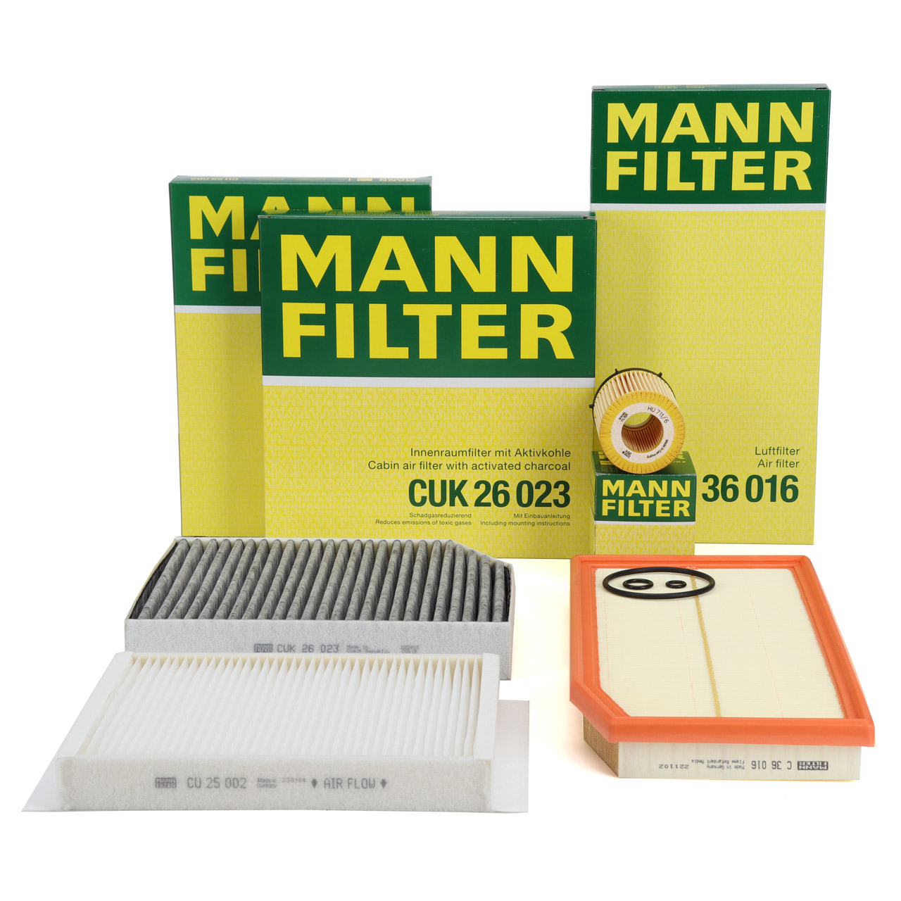 MANN Filter-Set MERCEDES W205 S205 C205 A205 C257 W213 S213 C/A238 X253 C253 M264