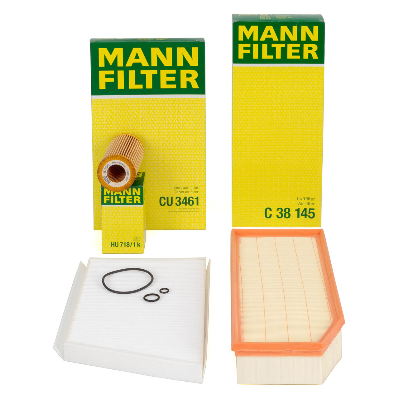 MANN Filter-Set 3-tlg MERCEDES W203 S203 CL203 C200-270CDI C209 270CDI OM611 OM612 OM646