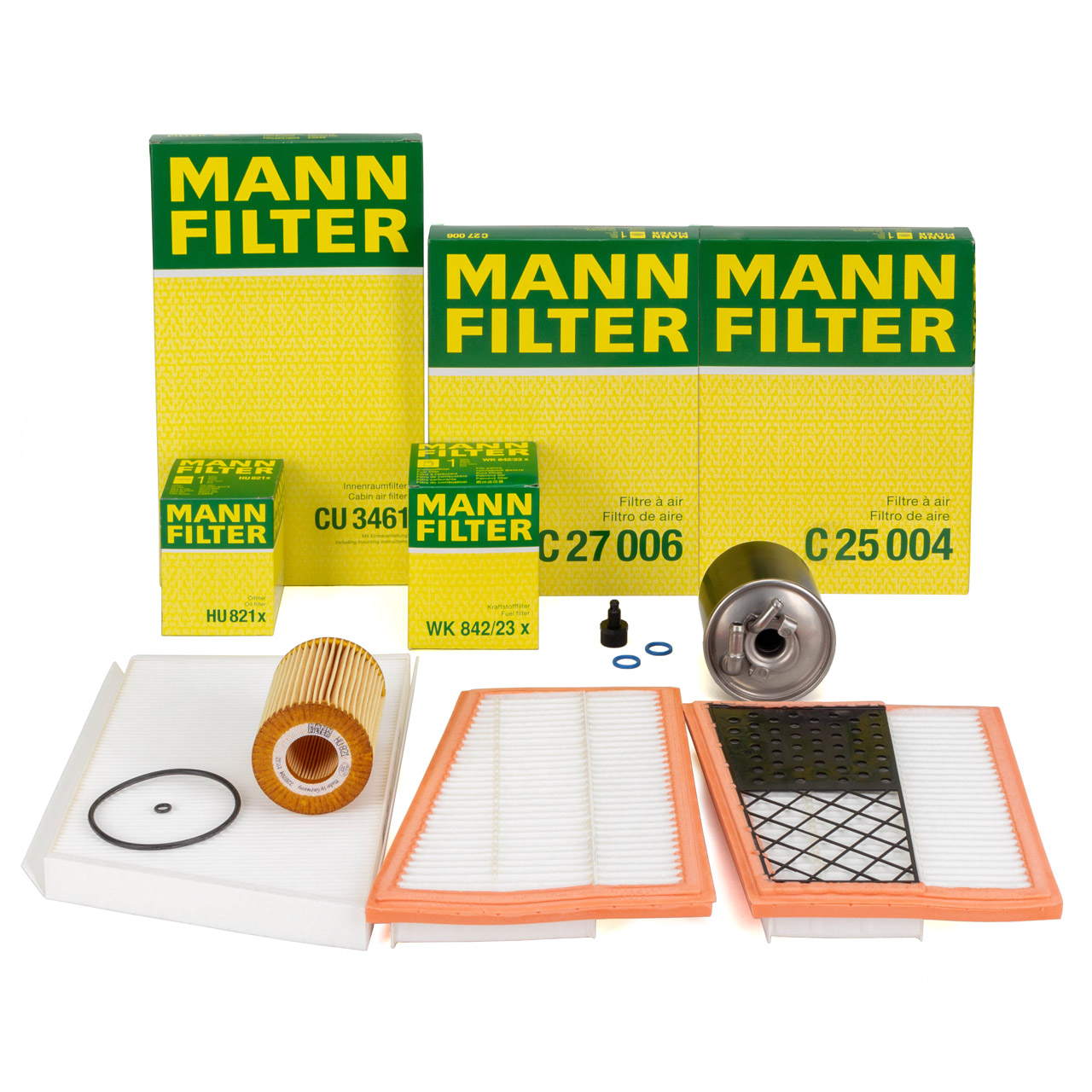 MANN Filter-Set 4-tlg MERCEDES C-Klasse W203 S203 C320CDI CLK C209 A209 320CDI 224 PS OM642