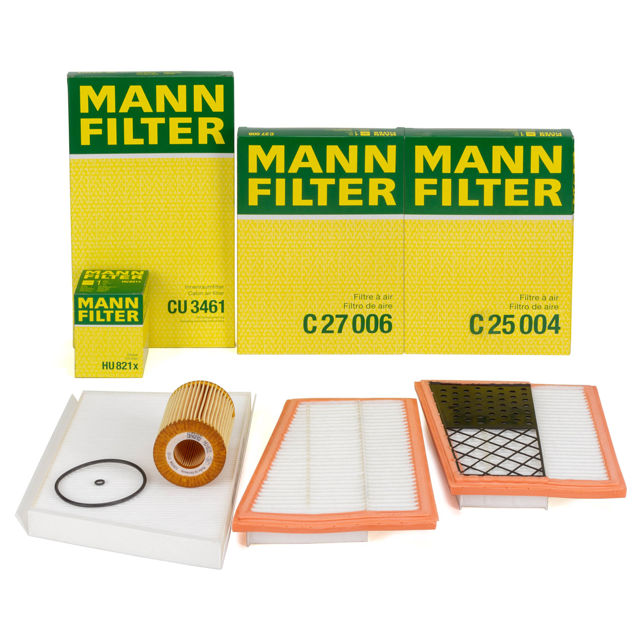 MANN Filter-Set 3-tlg MERCEDES C-Klasse W203 S203 C320CDI CLK C209 A209 320CDI 224 PS OM642