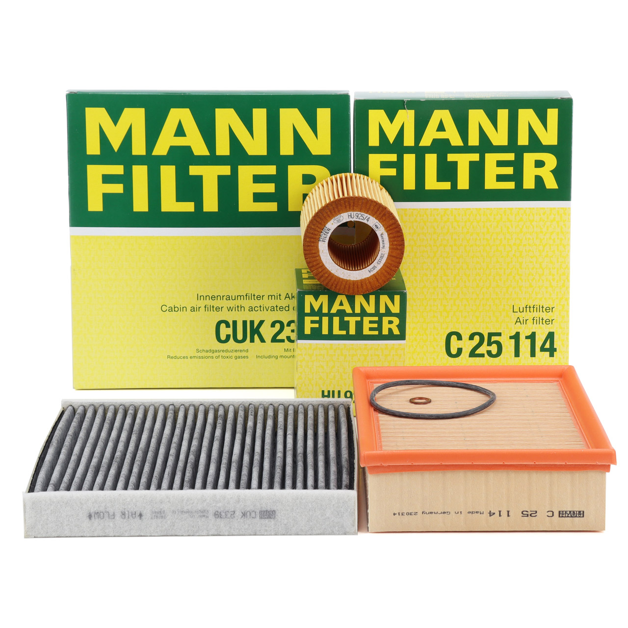 MANN Filterset Filterpaket BMW Z4 E85 2.2i 2.5i 3.0i M54 170/192/231 PS