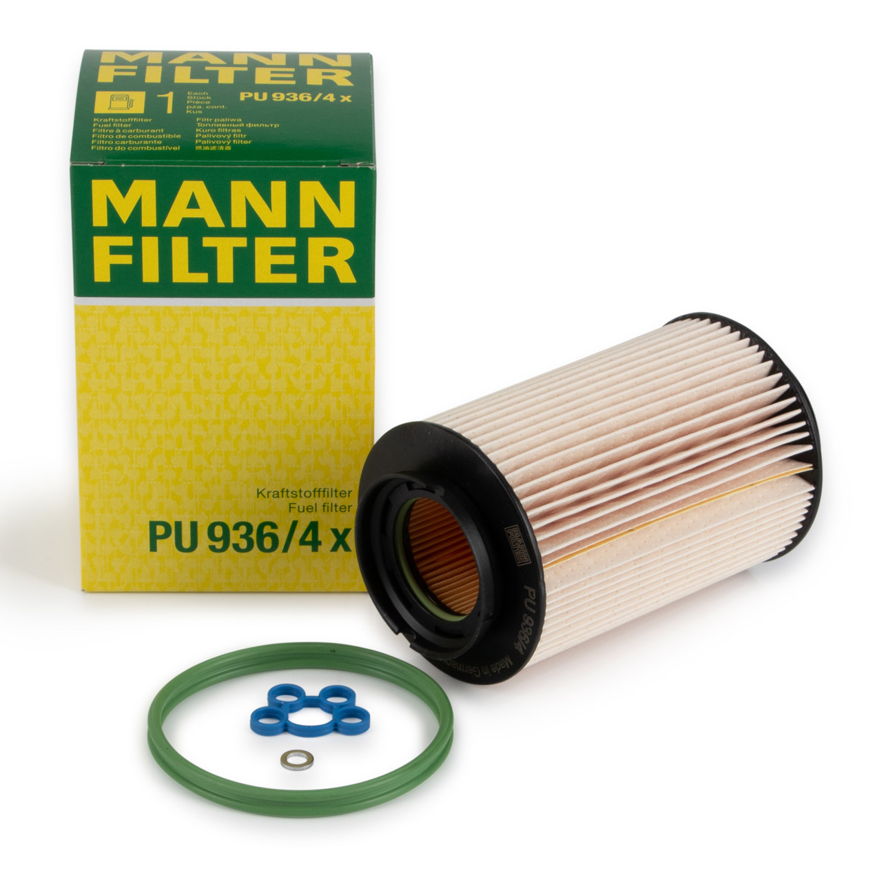 MANN PU936/4x Kraftstofffilter Diesel VW Golf 5 AUDI A3 8P Leon 2 Octavia 2 1.9-2.0 TDI