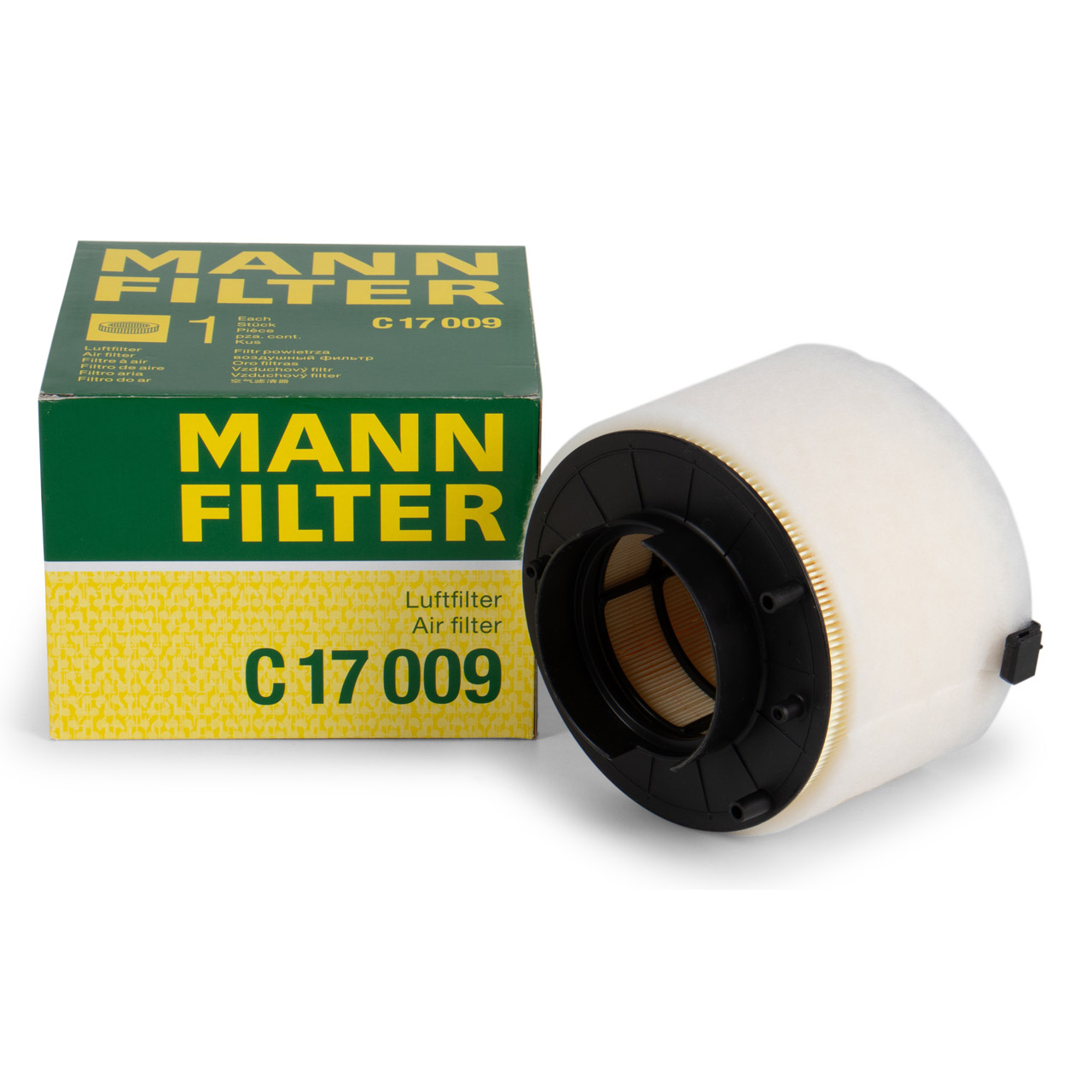 MANN C17009 Motorluftfilter Luftfilter AUDI A4 B8 A5 8T Q5 8RB 2.0 TDI 8K0133843L