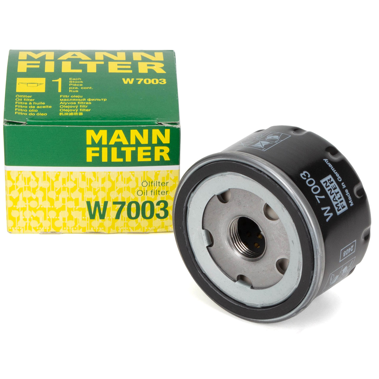 MANN W7003 Ölfilter FIAT 500 PUNTO STILO DOBLO ALFA 147 156 166 GT 1.9D 71753742