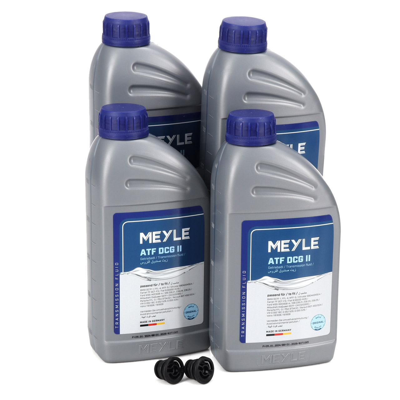 4L MEYLE ATF DCG II Getriebeöl + 2x ORIGINAL VAG Ölablassschraube 0CK321439A