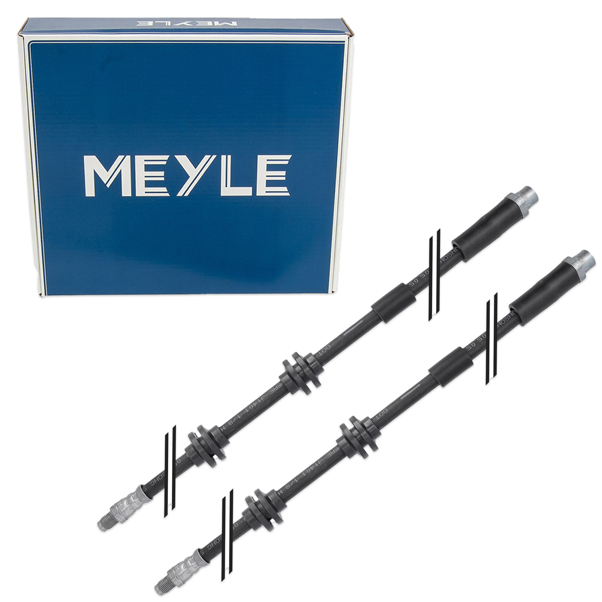 2x MEYLE 3005250005 Bremsschlauch BMW 1er E81/82/87/88 3er E90/91/92/93 vorne 34306767458