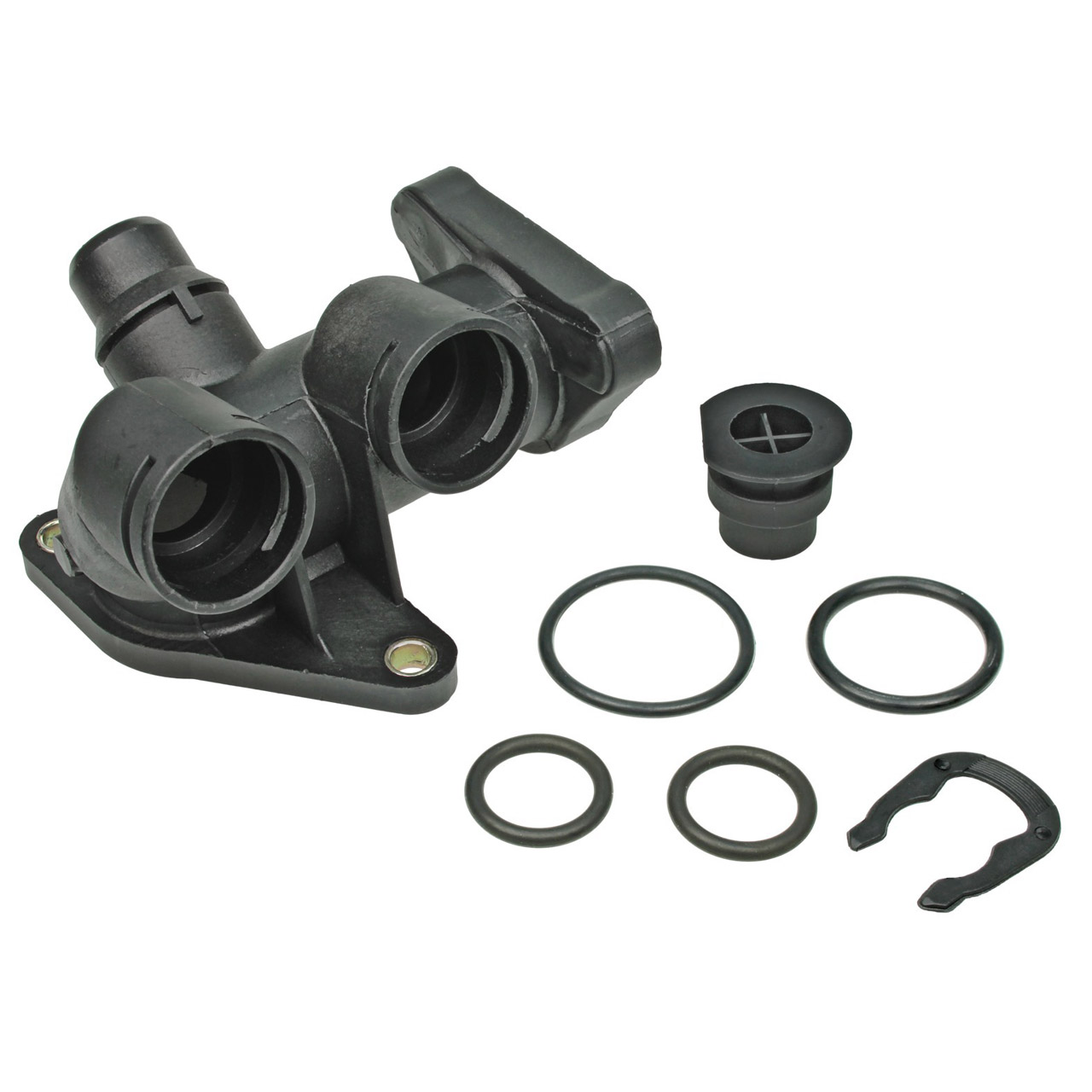 MEYLE Kühlmittelflansch Wasserflansch + Dichtung VW Passat B5 AUDI A4 B5 1.8T 058121132