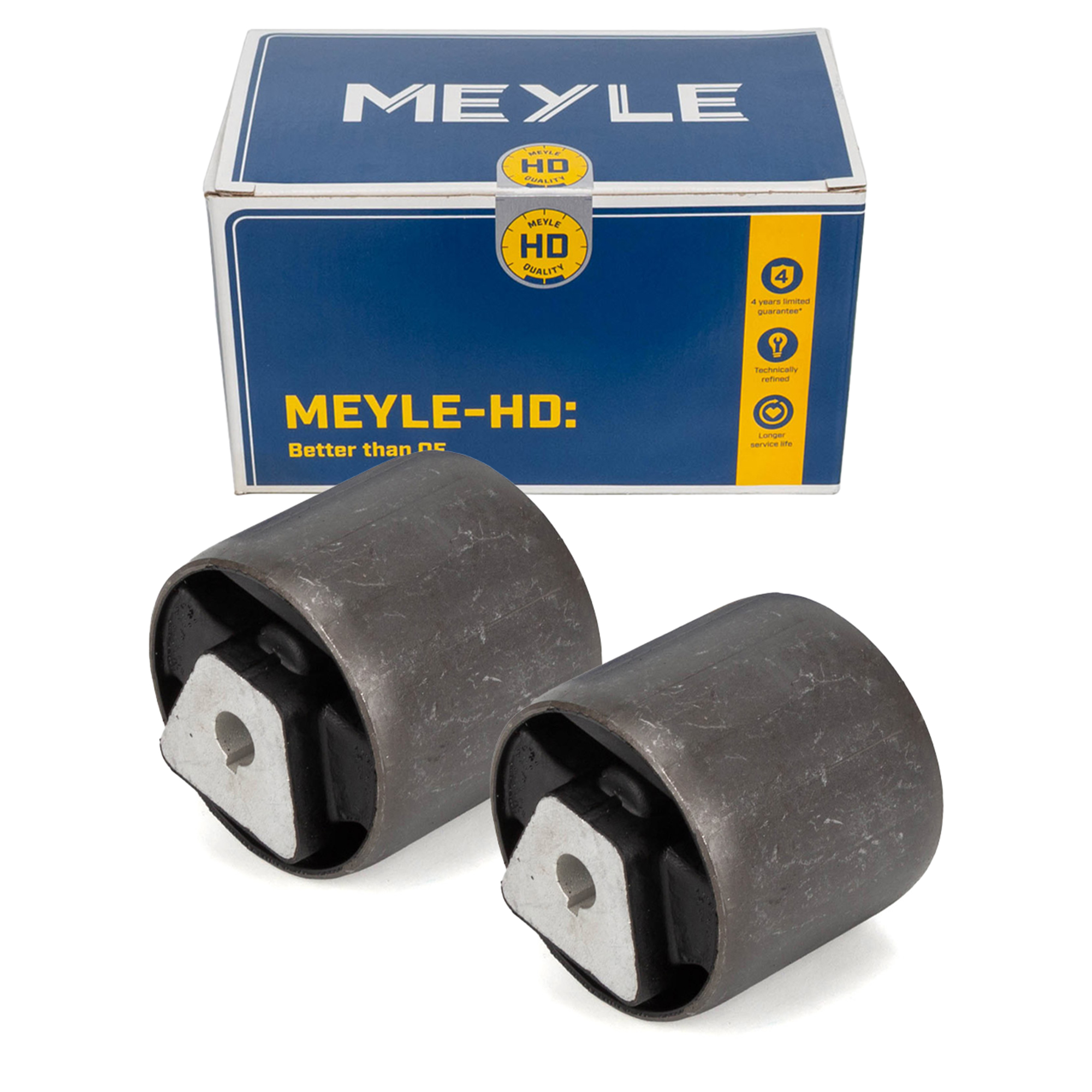 2x MEYLE HD 1006100038/HD VERSTÄRKT Querlenkerlager AUDI A4 B8 B9 A5 8T 8F F5 Q5 8RB vorne