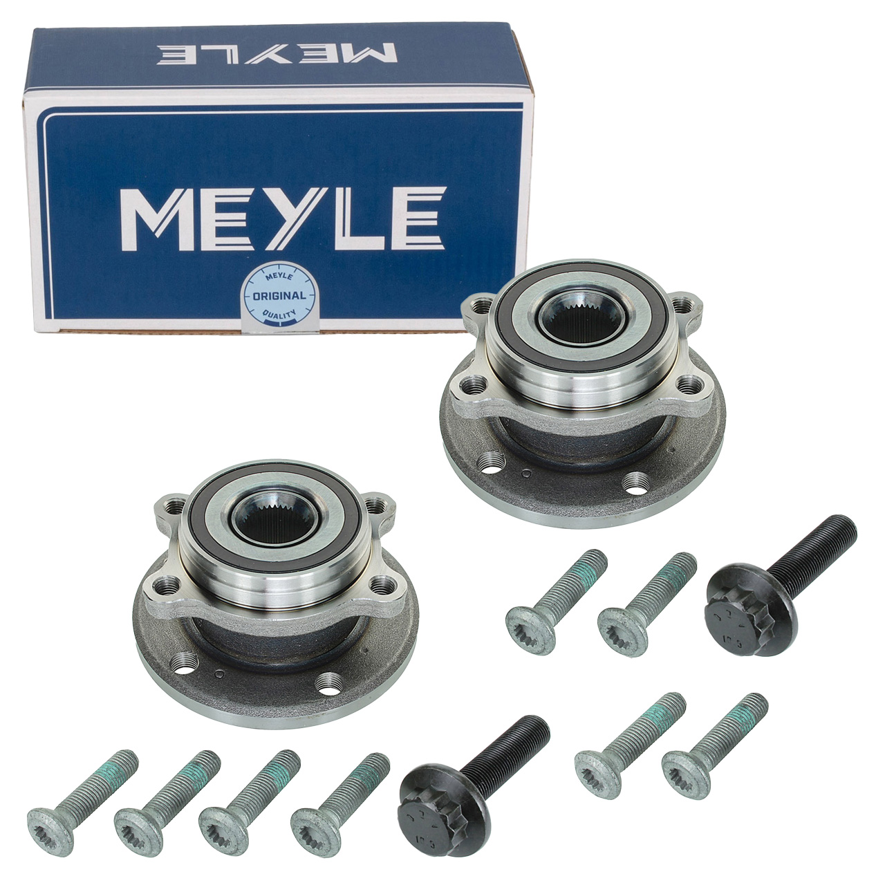 2x MEYLE 1006500005 Radnabe VW Golf 5 6 Passat B6 B7 A3 8P Q3 Leon Octavia vorne / hinten