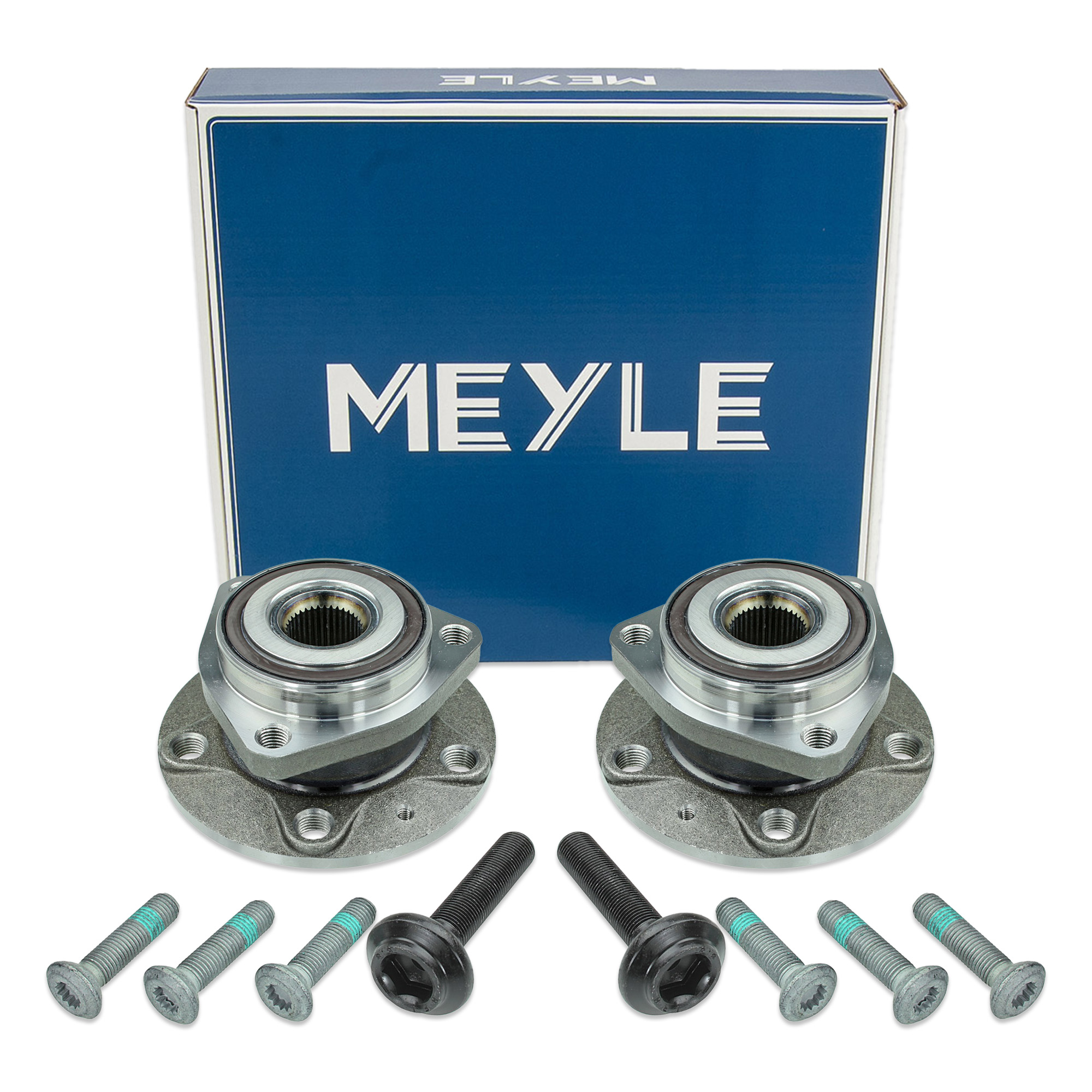 2x MEYLE 1006500003 Radnabe VW Golf 5 6 Touran 1T A3 8P Leon 1P Octavia 2 vorne 1K0407621E