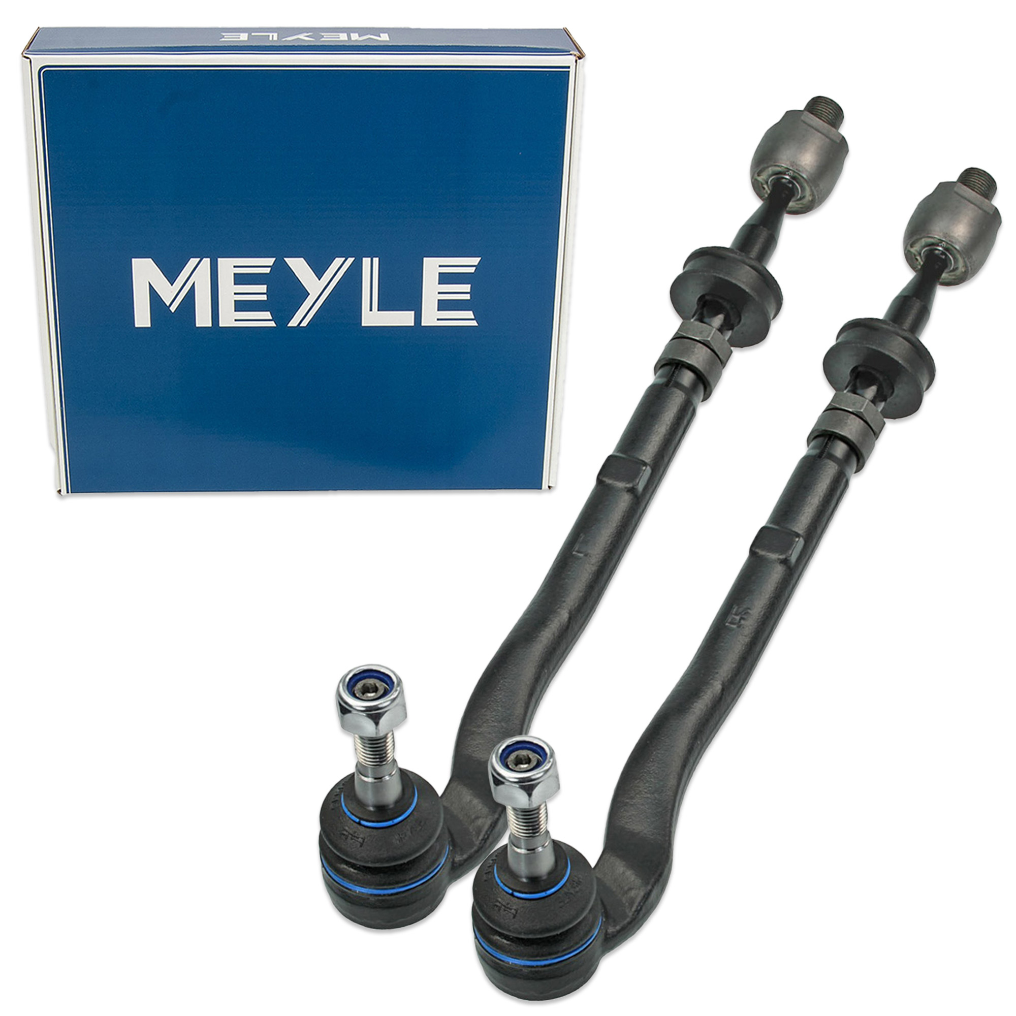 2x MEYLE Spurstange Gelenkstange + Spurstangenkopf BMW 5er E39 520-530i 520-530d vorne