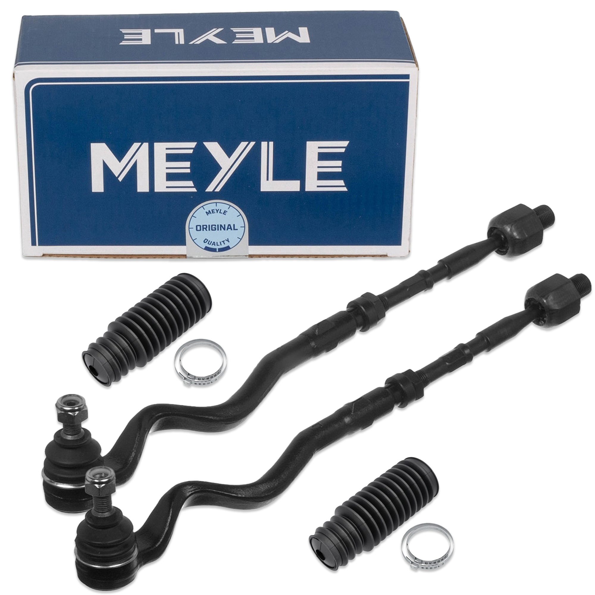 2x MEYLE Spurstange + Spurstangenkopf + Manschette BMW 3er E46 Z4 E85 E86 vorne