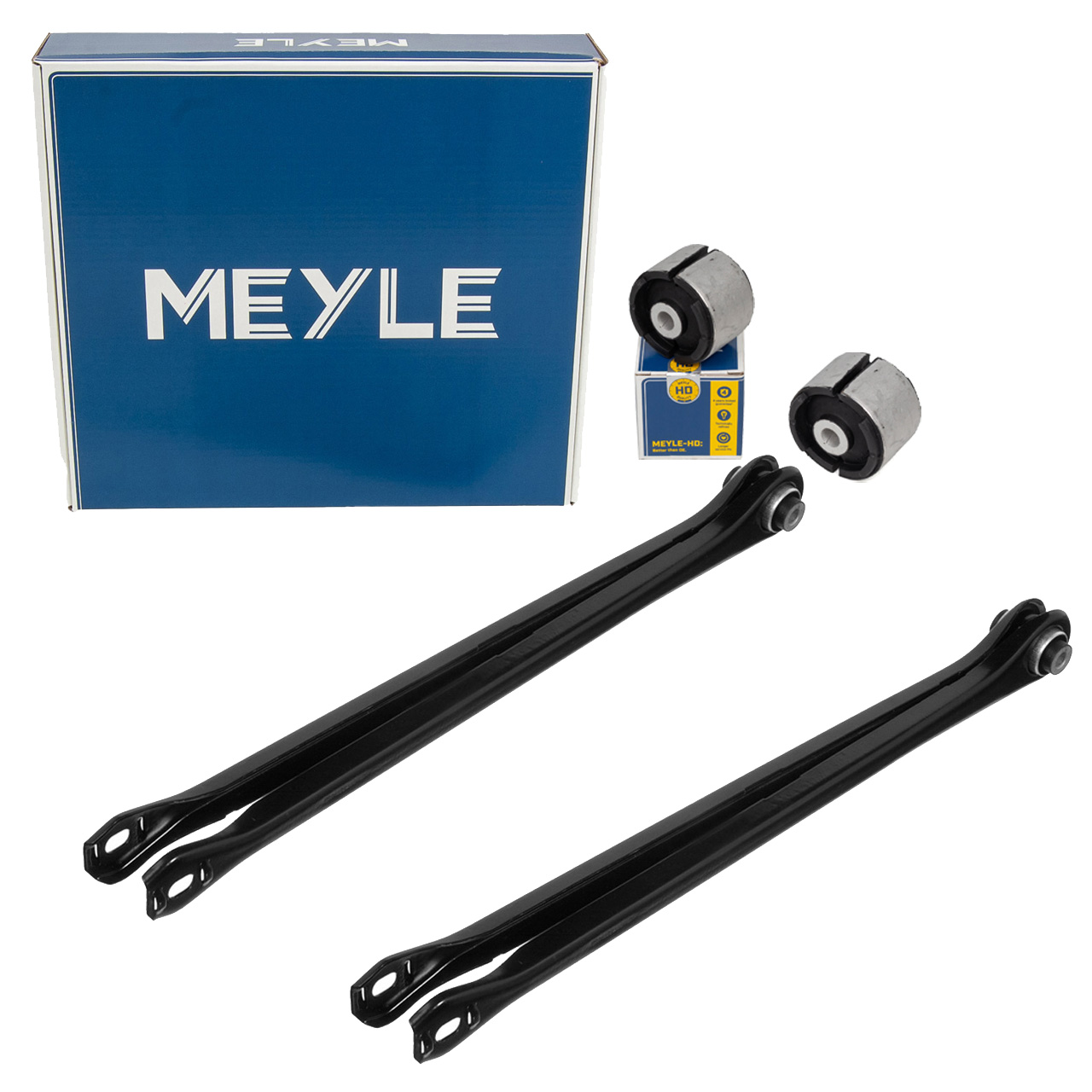 2x MEYLE Querlenker + 2x HD VERSTÄRKT Gummilager BMW E36 E46 X3 E83 Z4 hinten unten