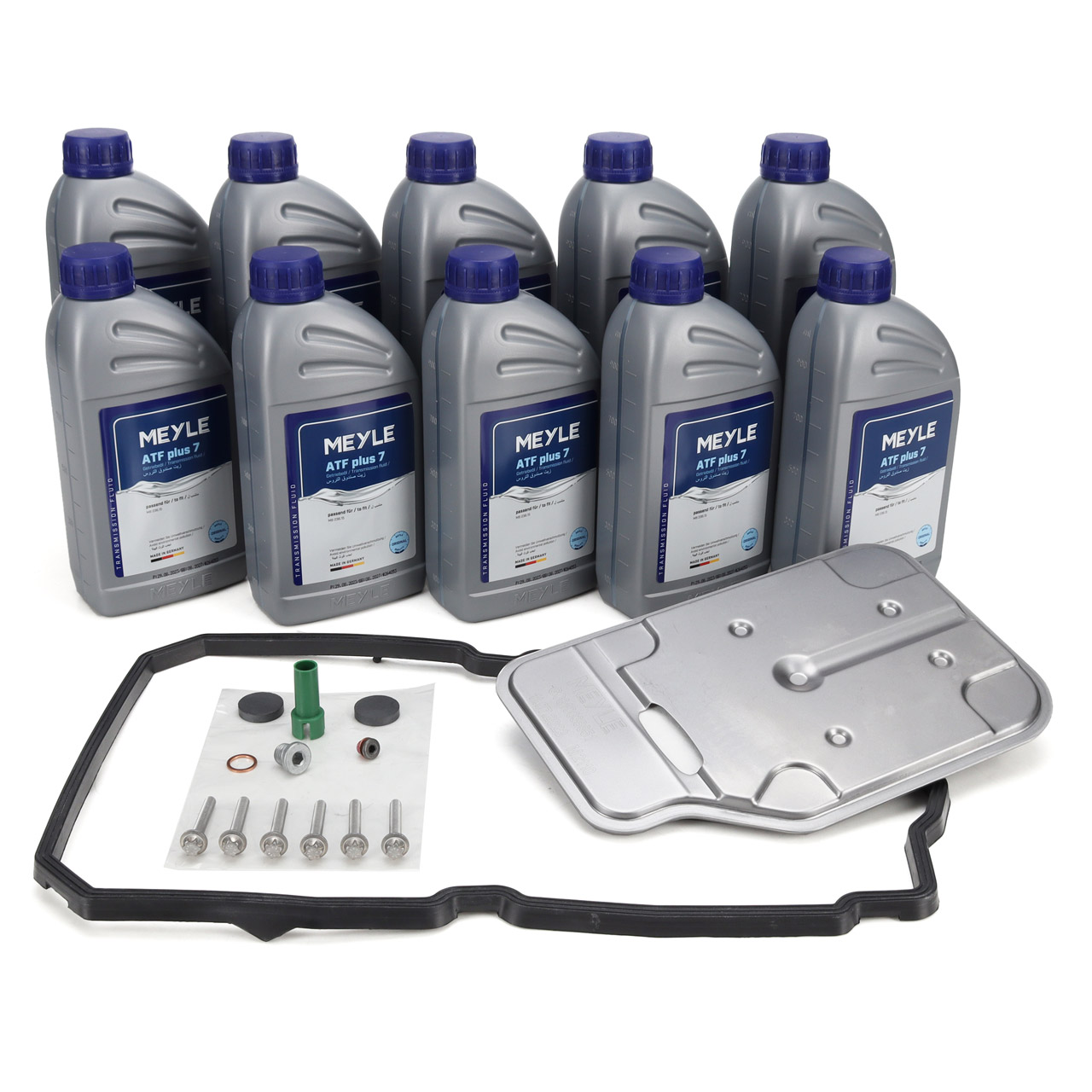 MEYLE 0141351410 Getriebefilter Satz 722.9 7-G Tronic Automatik + 10L Getriebeöl MERCEDES