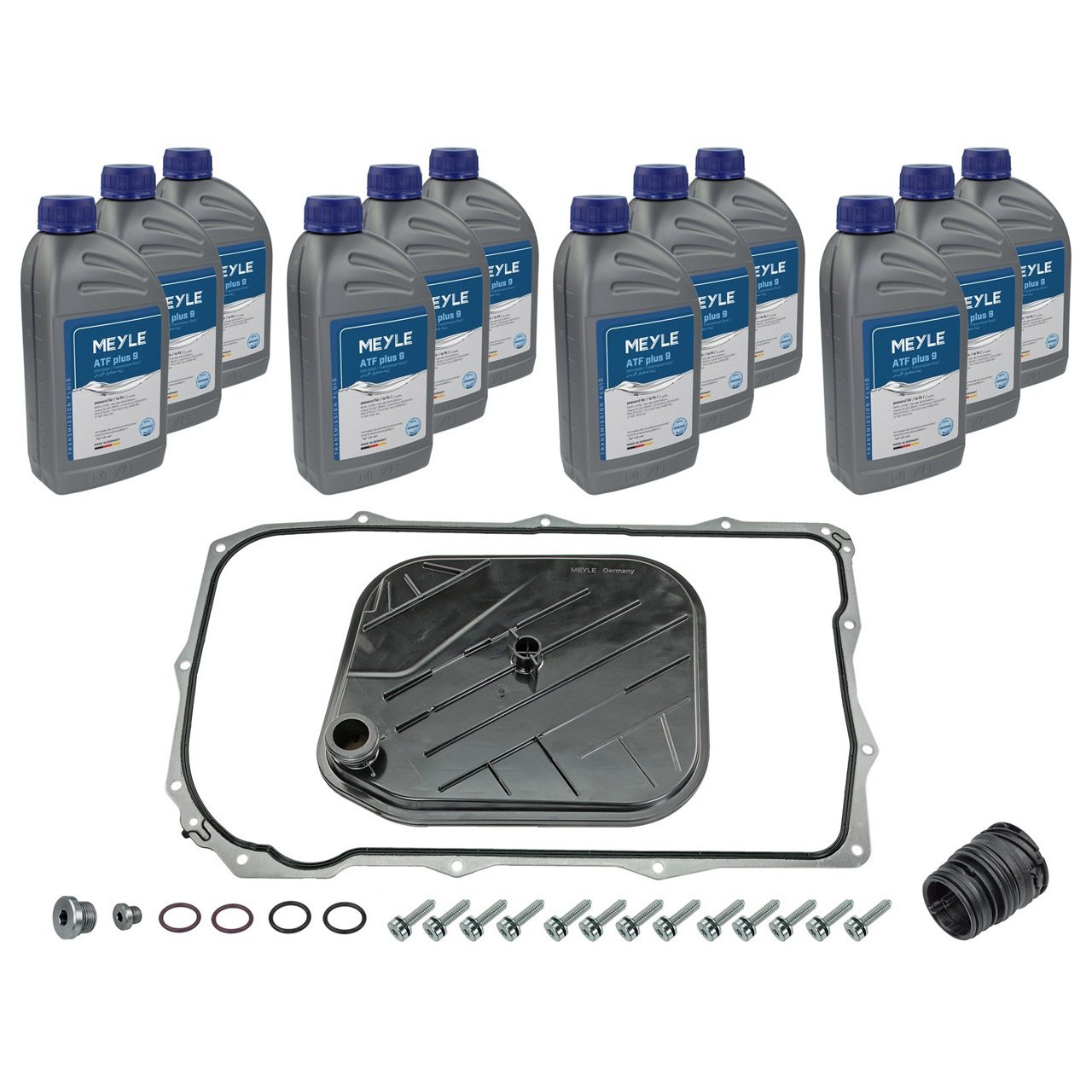 MEYLE 1001350016/XK Getriebefilter Satz 8HP45 + 12L Getriebeöl VW Amarok 2010-2022