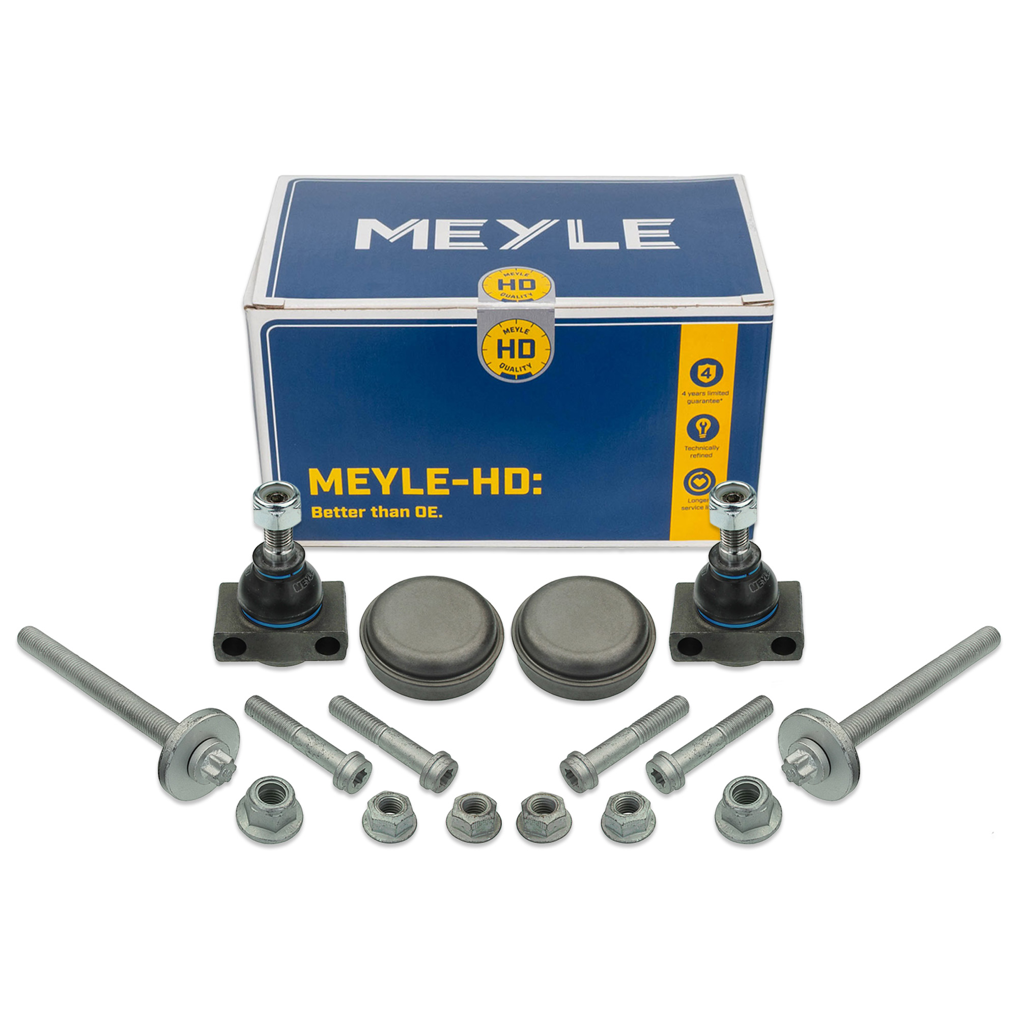 2x MEYLE HD 0160100018/HD VERSTÄRKT Traggelenk + Montagematerial SMART Fortwo 450 vorne