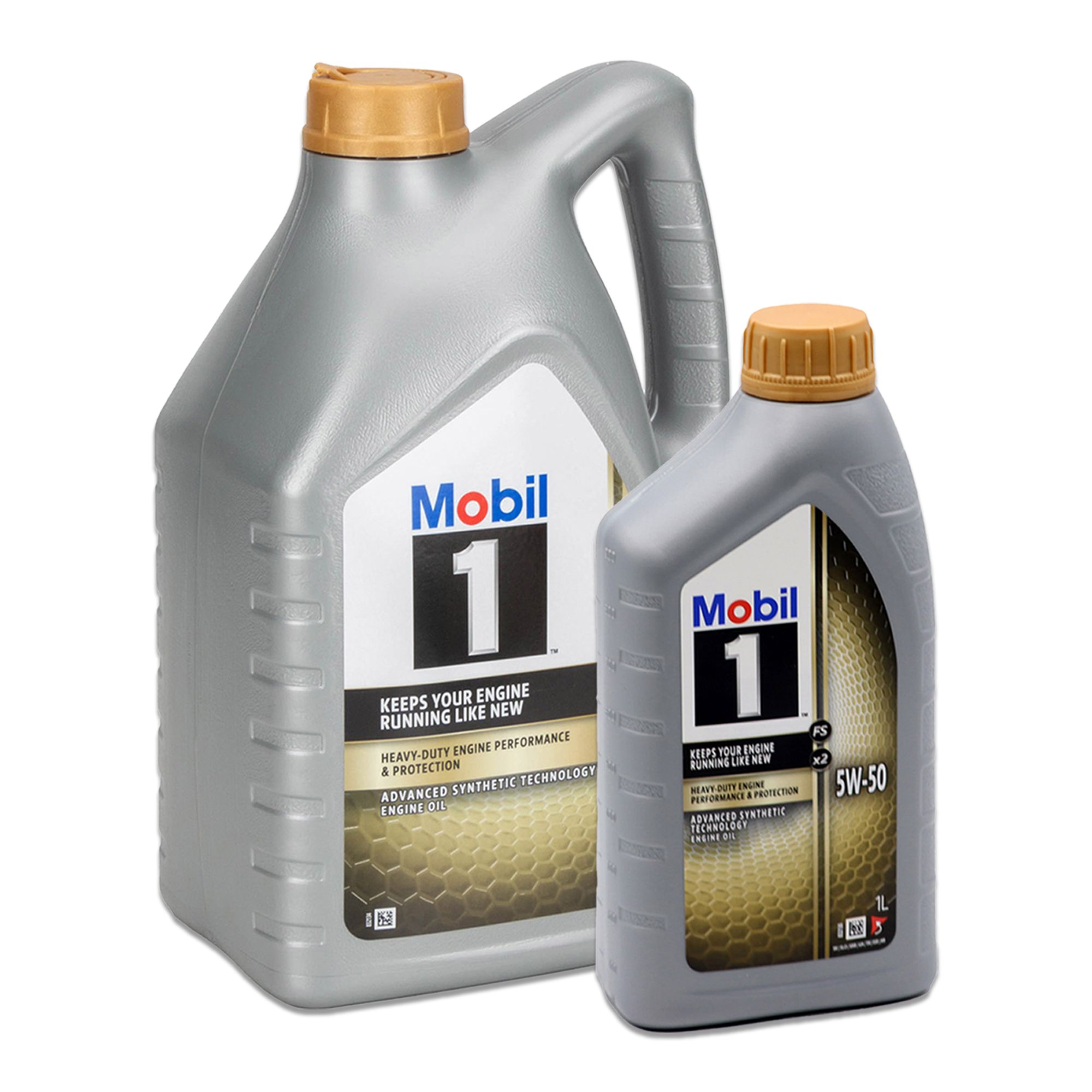 6L 6 Liter Mobil 1 FS X2 5W-50 RALLY FORMULA Motoröl Öl PORSCHE A40 MB 229.3