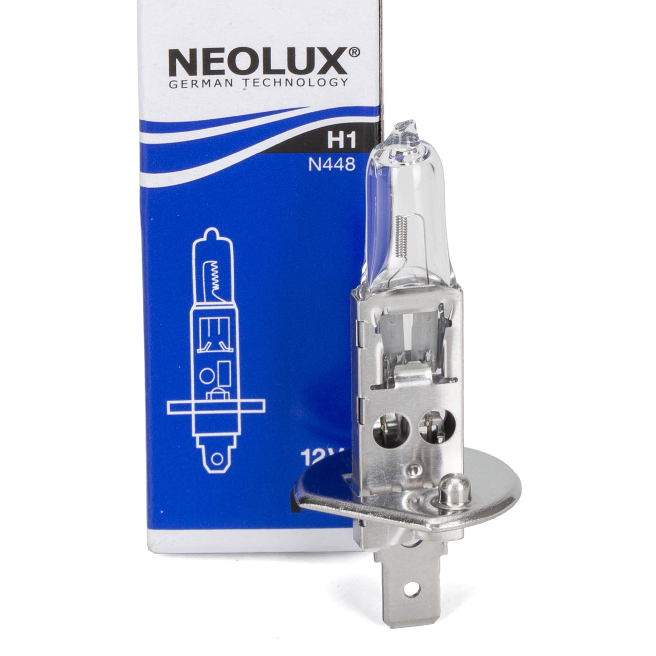 NEOLUX N448 Glühlampe Halogenlampe Scheinwerfer H1 12V 55W P14.5s