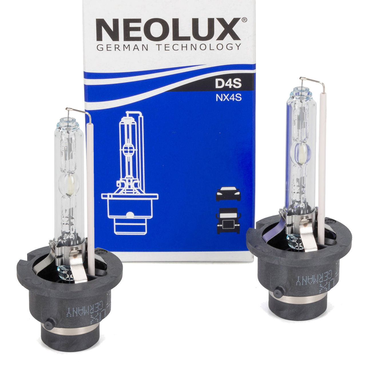 2x NEOLUX NX4S Xenon Brenner Lampe Scheinwerfer D4S 42V 35W P32d-5