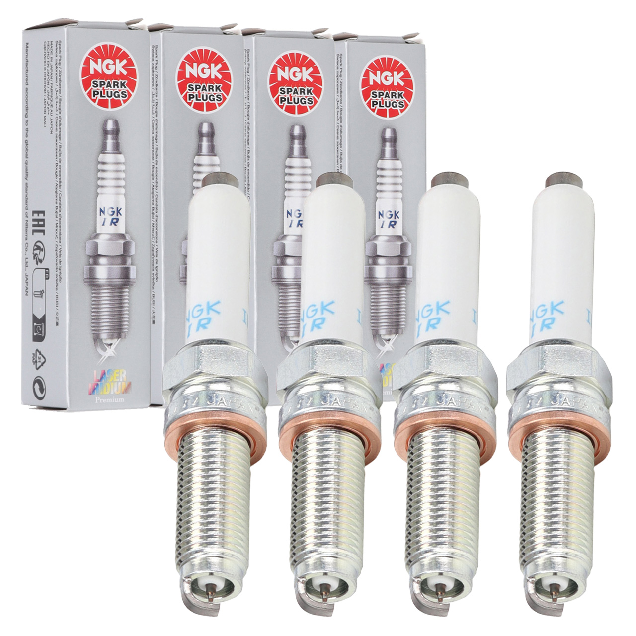 4x NGK 95929 ILKER7A8EGS LASER IRIDIUM Zündkerze VW Golf 7 8 Passat Polo 1.5 TSI 05E905602