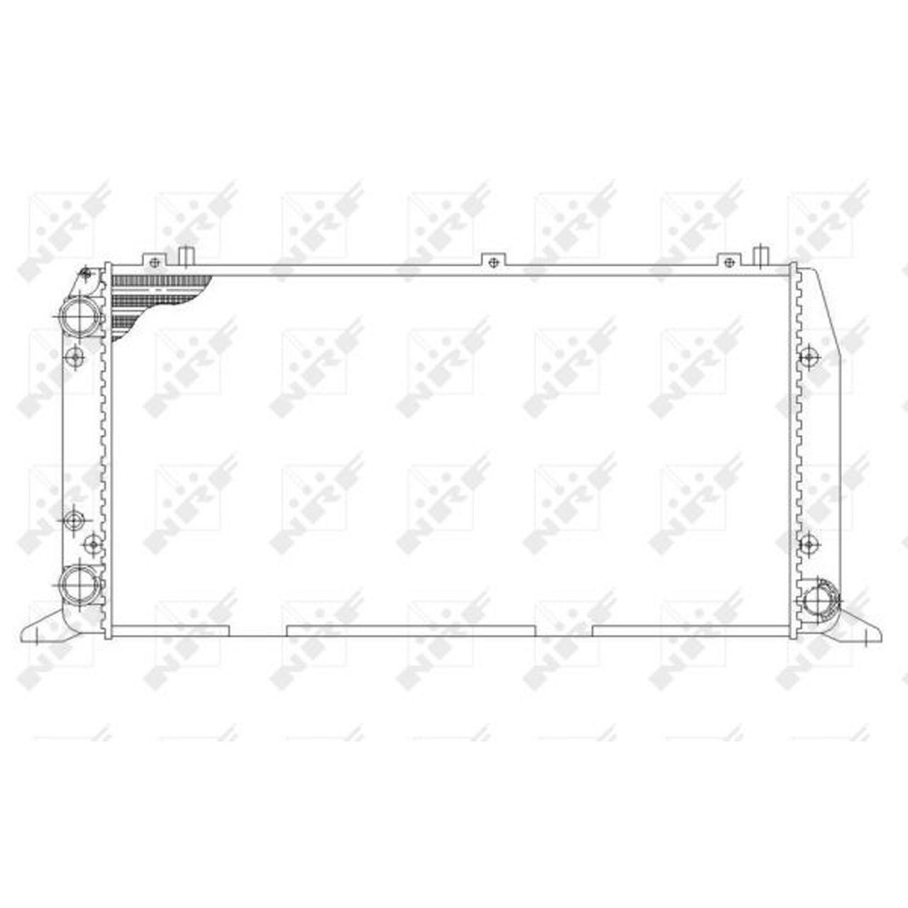 NRF 54602 Kühler Wasserkühler Motorkühler AUDI 80 90 Cabrio Coupe B3 B4 100 C3 1.6-2.3