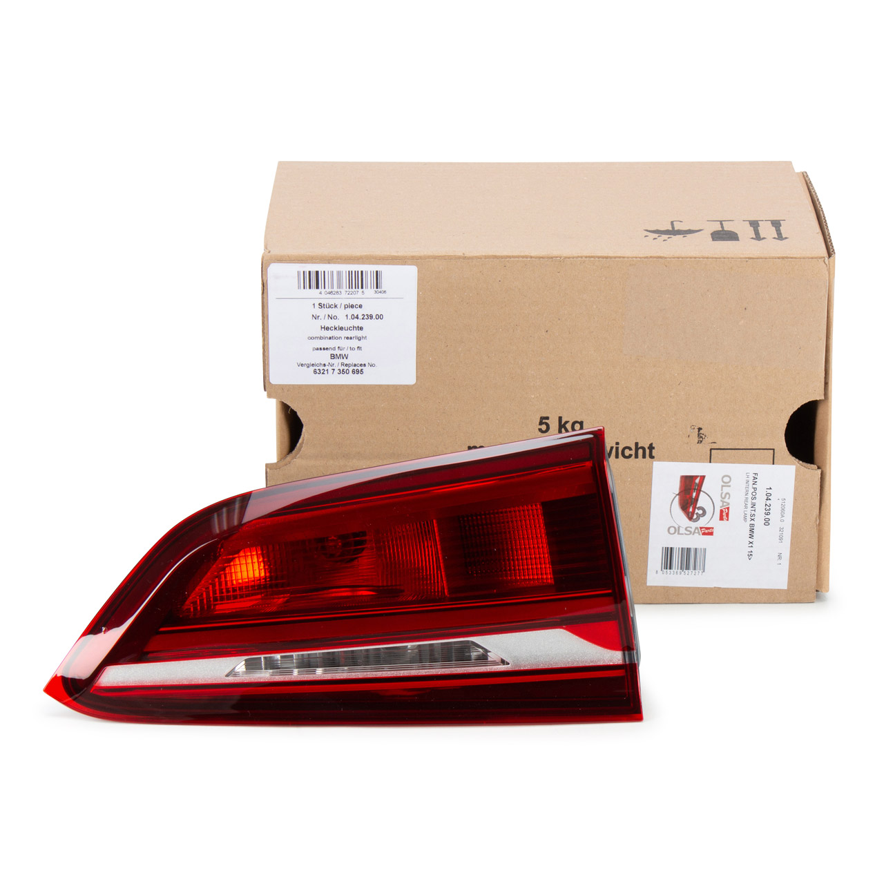 OLSA 1.04.239.00 Heckleuchte BMW X1 F48 OHNE LED-Scheinwerfer links innen 63217350695