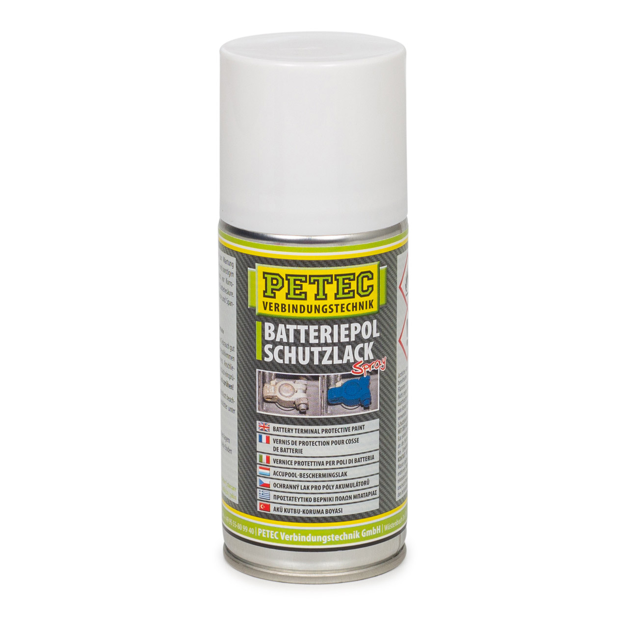 PETEC 72650 Batteriepolschutzlack Spray Polversiegelung Kontaktschutz 150ml BLAU