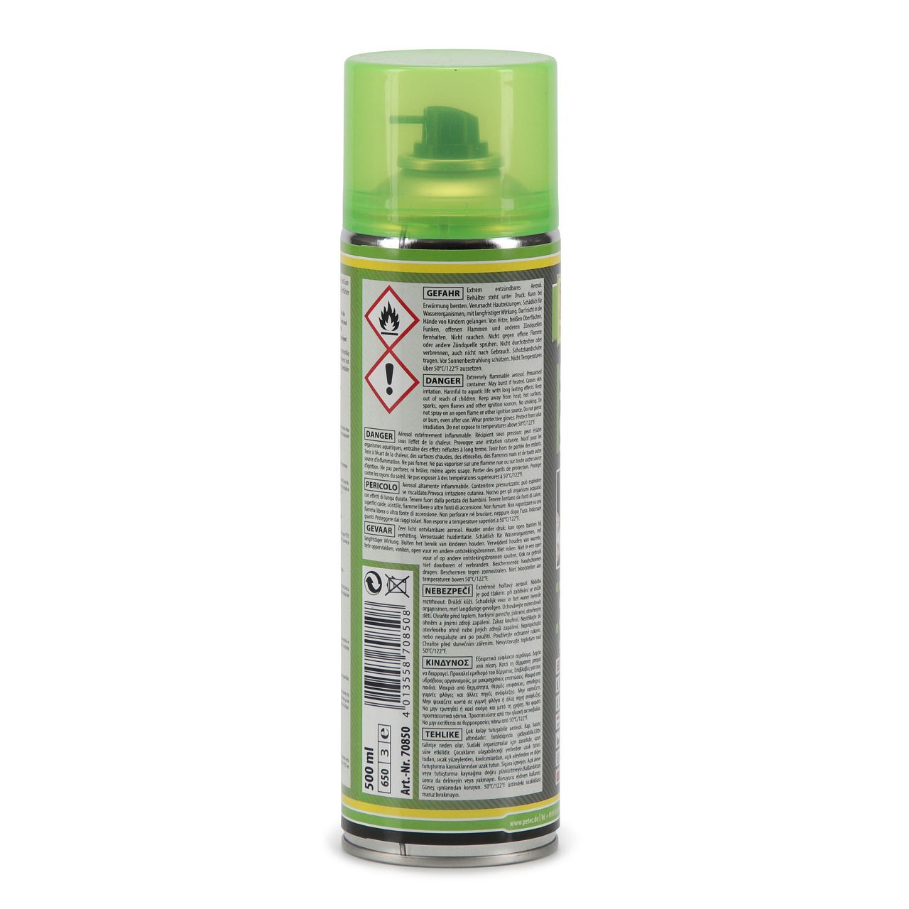 PETEC 70850 Silikonspray Silikonschmierstoff Kunststoff Gummi Pflege 500ml