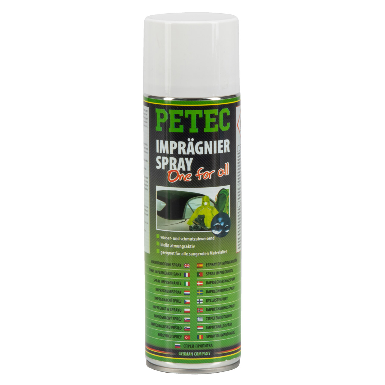 PETEC 72750 Imprägnierspray Universalimprägnierspray Verdeck-/Textilimprägnierung 500ml