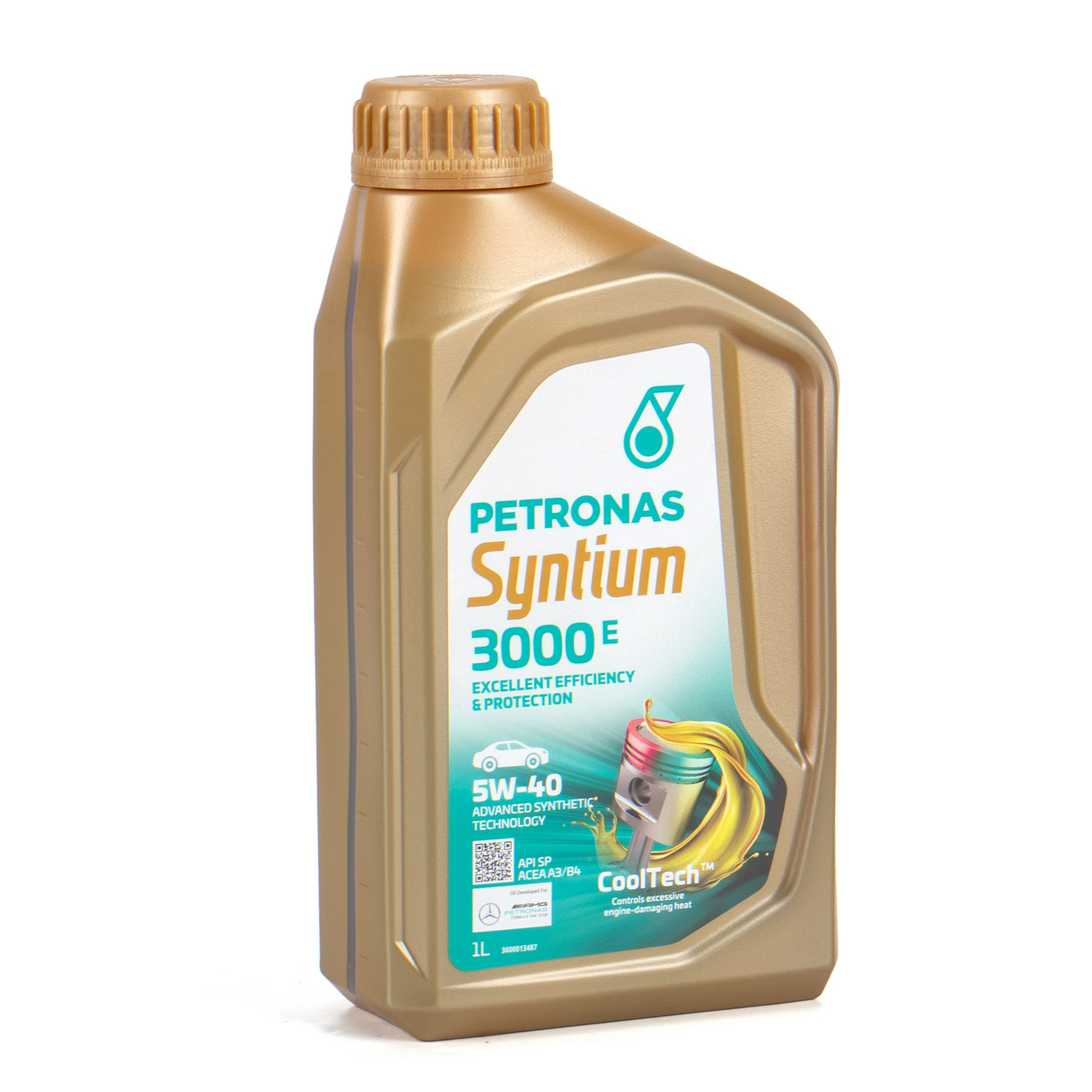 1L 1 Liter PETRONAS Syntium 3000 E 5W-40 Motoröl Öl BMW LL-01 MB 229.5 VW 502/505.00