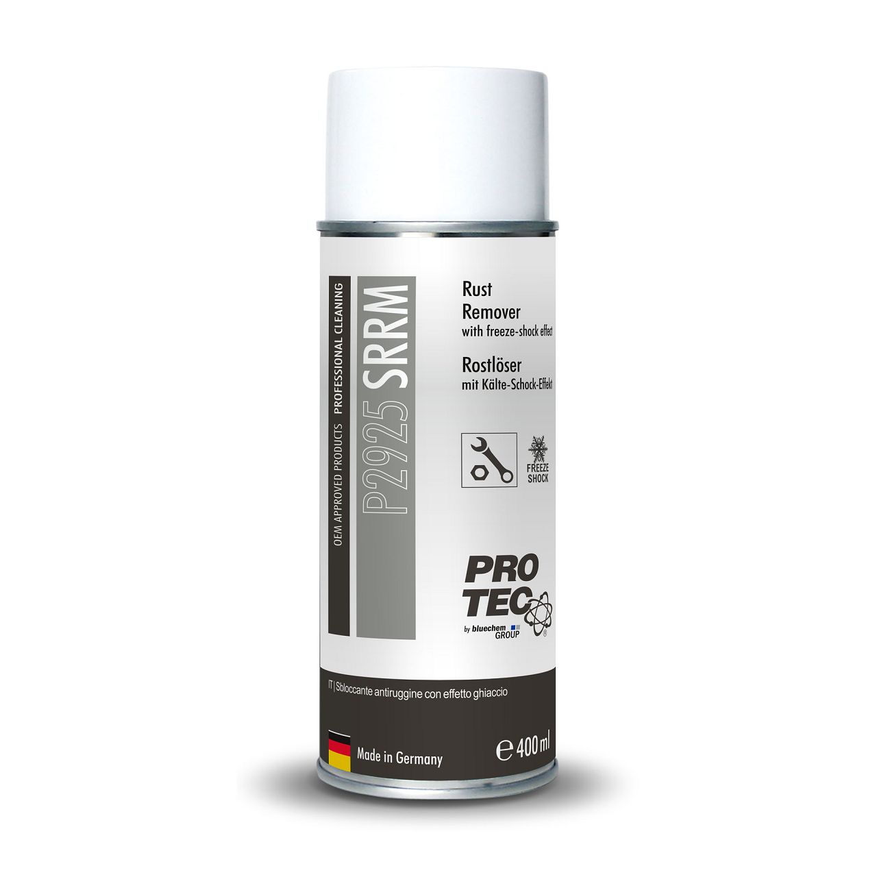2x 400ml PROTEC P2925 Rostlöser Spray Rostentferner SRRM mit Kälte-Schock-Effekt