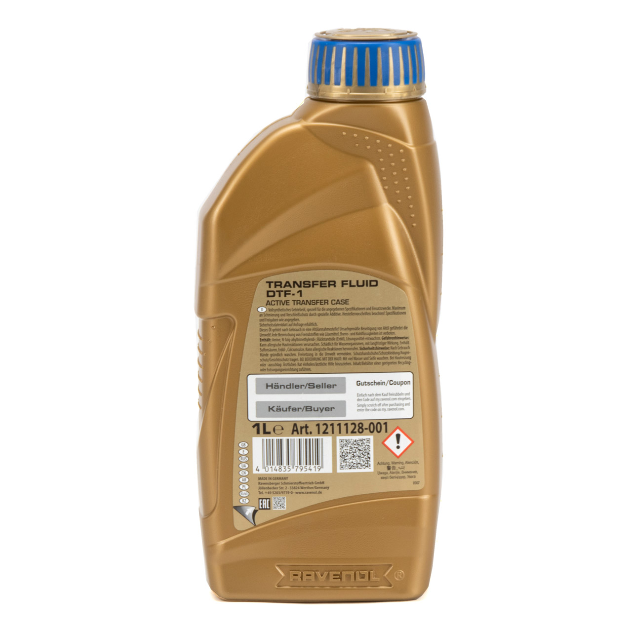 1L 1 Liter RAVENOL Getriebeöl TRANSFER FLUID DTF-1 ehemals TF-0870