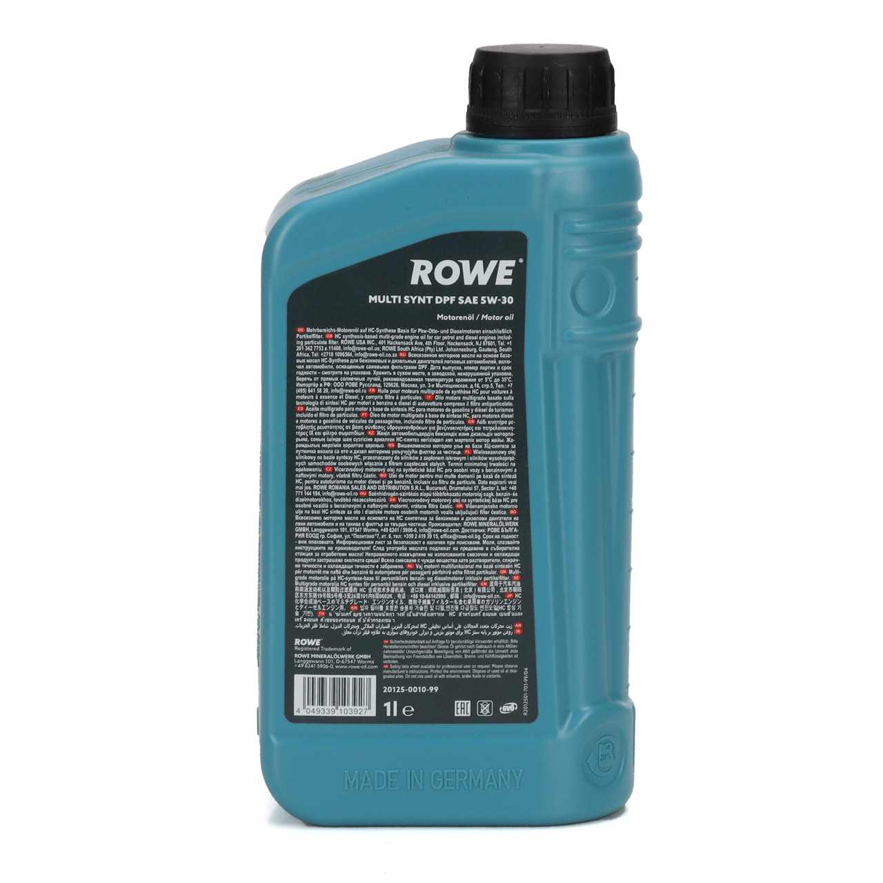 1L 1 Liter ROWE MULTI SYNT DPF 5W30 Motoröl Öl BMW LL-04 MB 229.31/51/52 VW 504/507.00