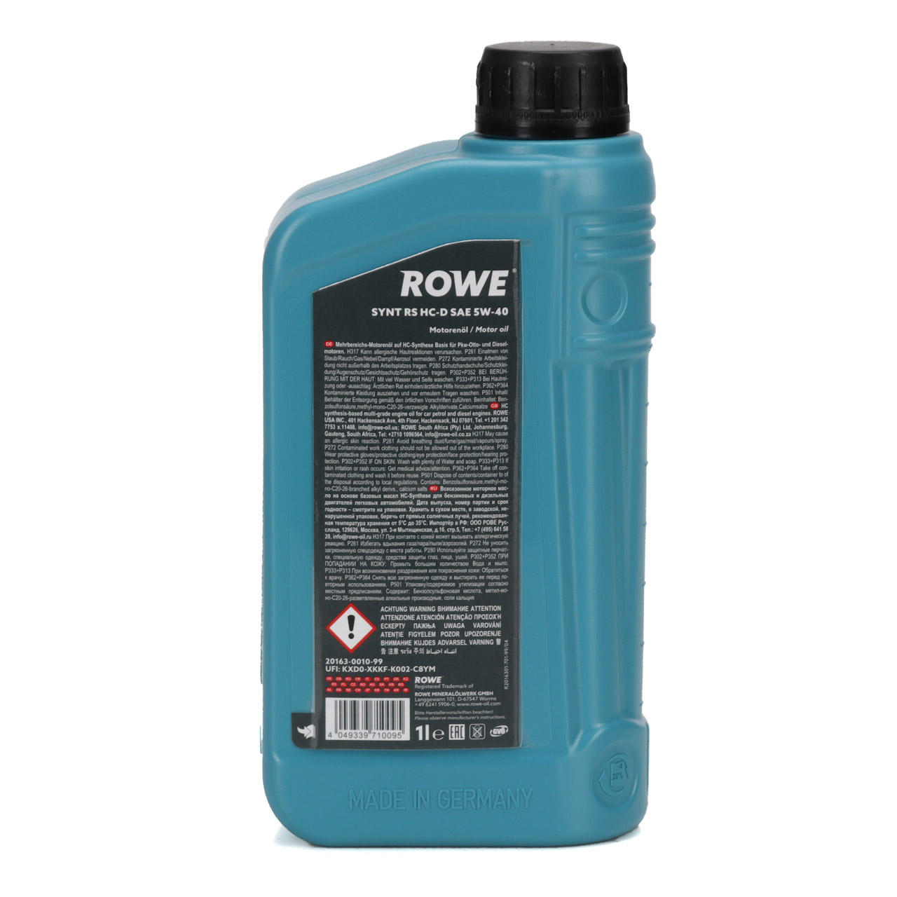 1L 1 Liter ROWE SYNT RS HC-D 5W-40 Motoröl Öl BMW-LL01 MB 229.5 Porsche A40 VW 502/505.00