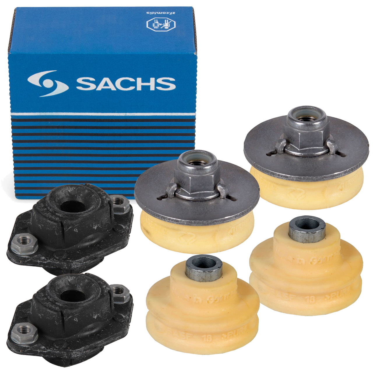 6x SACHS Domlager Satz Komplett Set BMW 1er E81 E82 E87 E88 3er E90 E91 E92 E93 hinten