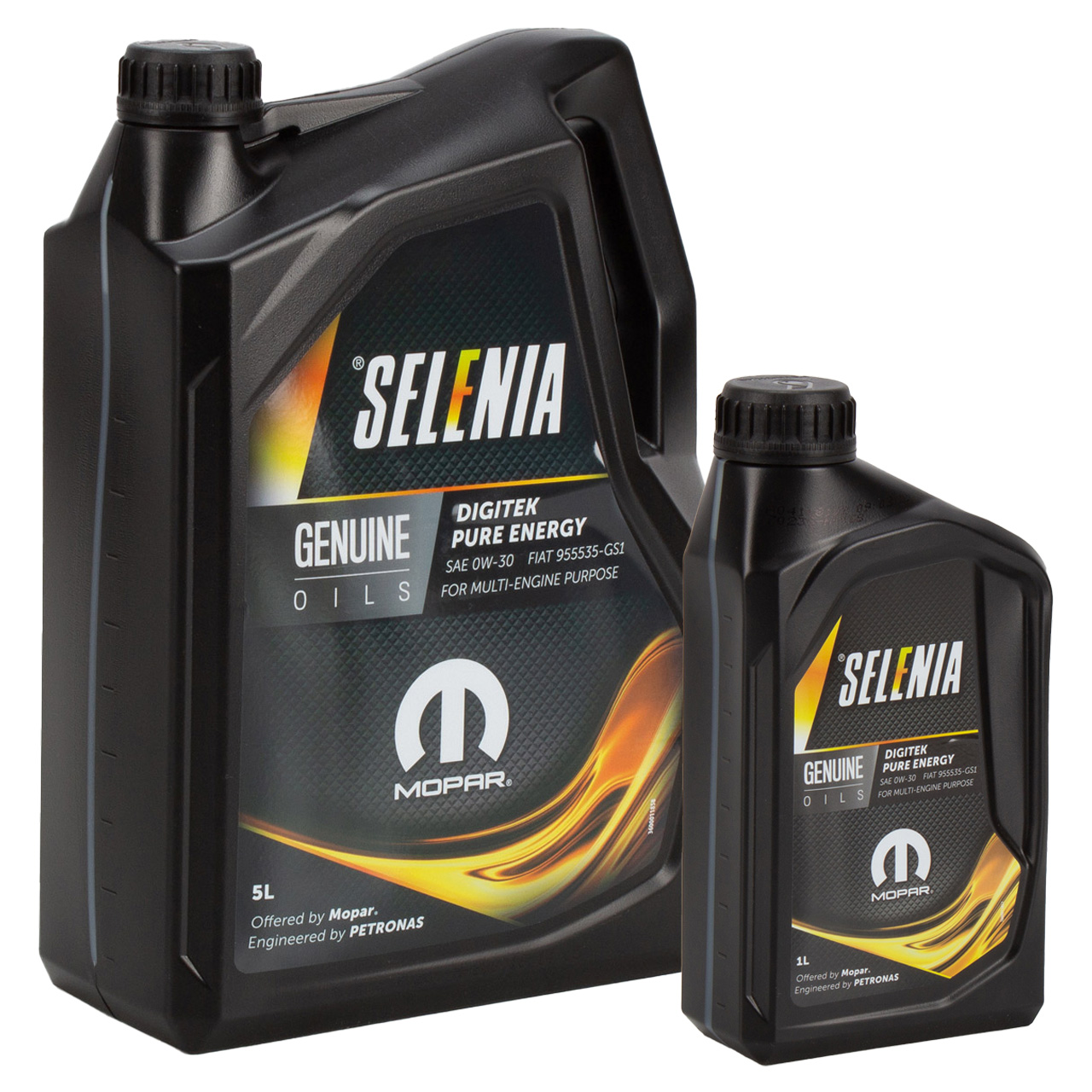 6L 6 Liter PETRONAS SELENIA DIGITEK PURE ENERGY 0W-30 Motoröl Öl MOPAR FIAT 9.55535-GS1