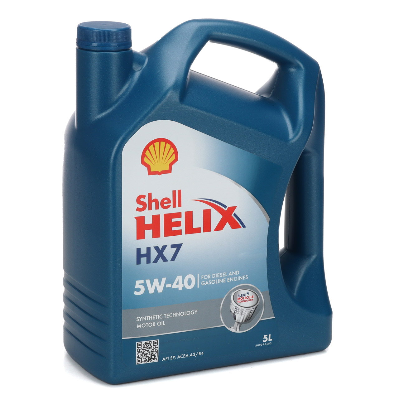 6L 6 Liter SHELL HELIX HX7 5W-40 Motoröl API SP ACEA A3/B4 MB 229.3 VW 502.00/505.00