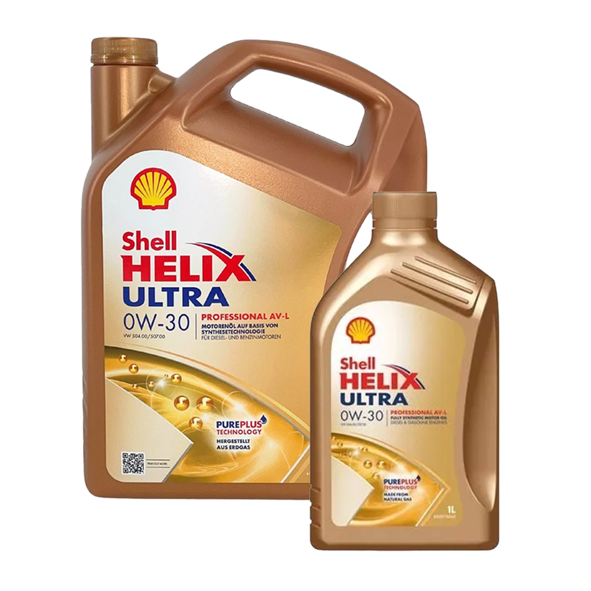 6L 6 Liter SHELL Motoröl Öl HELIX ULTRA Professional AV-L 0W30 VW 504.00/507.00