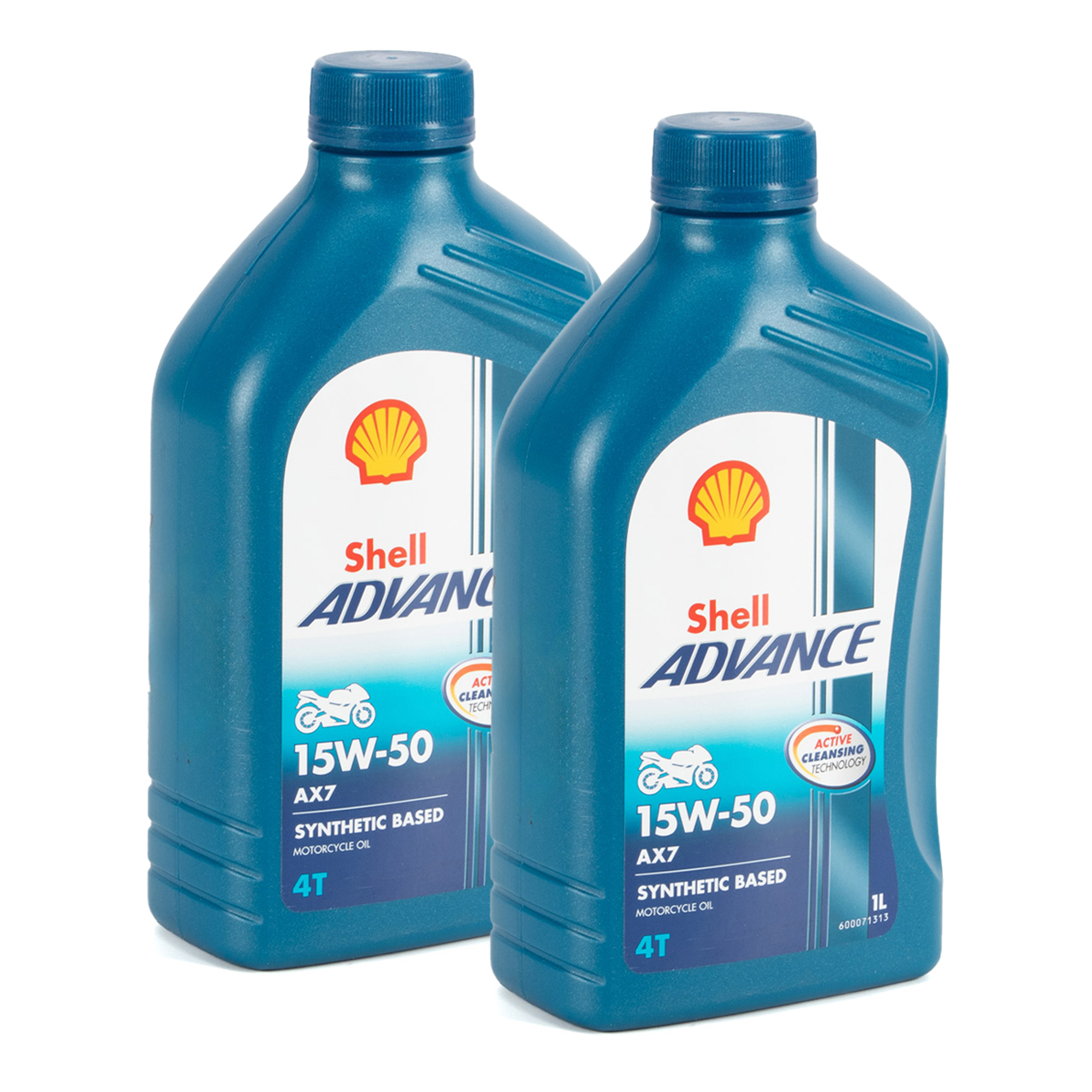 2L SHELL ADVANCE 4T AX7 15W-50 4-TAKT Motorrad Motoröl API SM JASO MA2