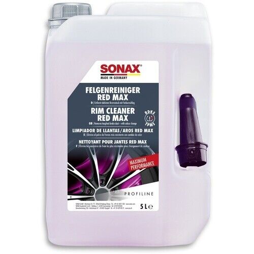 5L 5 Liter SONAX 02315050 RED MAX Felgenreiniger Felgen Reiniger Rim Cleaner