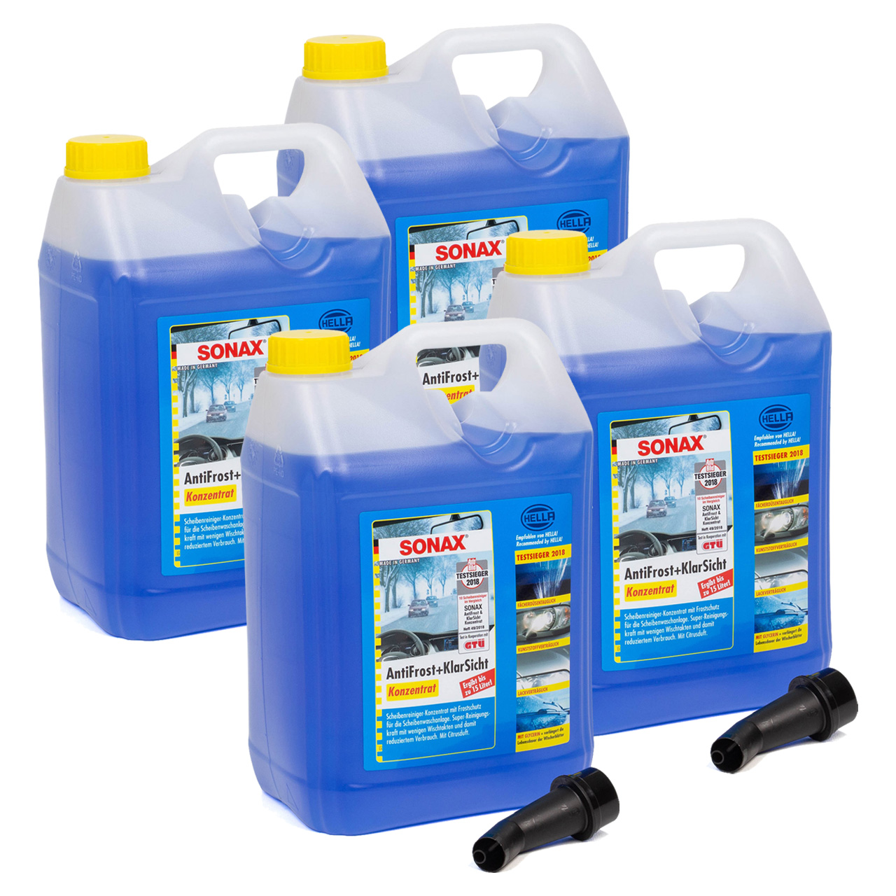 20L 20 Liter SONAX 332505 ANTIFROST & KLARSICHT Scheiben Frostschutz Konzentrat Citrusduft