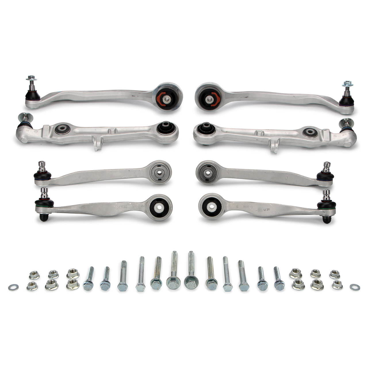 SPIDAN 40006 PLUS KIT Reparatursatz Querlenker AUDI A4 Limo + Avant 8E B6 vorne oben 8-tlg