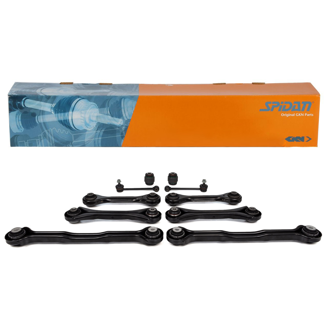 SPIDAN 50323 PLUS KIT Querlenker Satz BMW 1er E81-88 3er E90-93 bis 11.2009 hinten 10-TLG