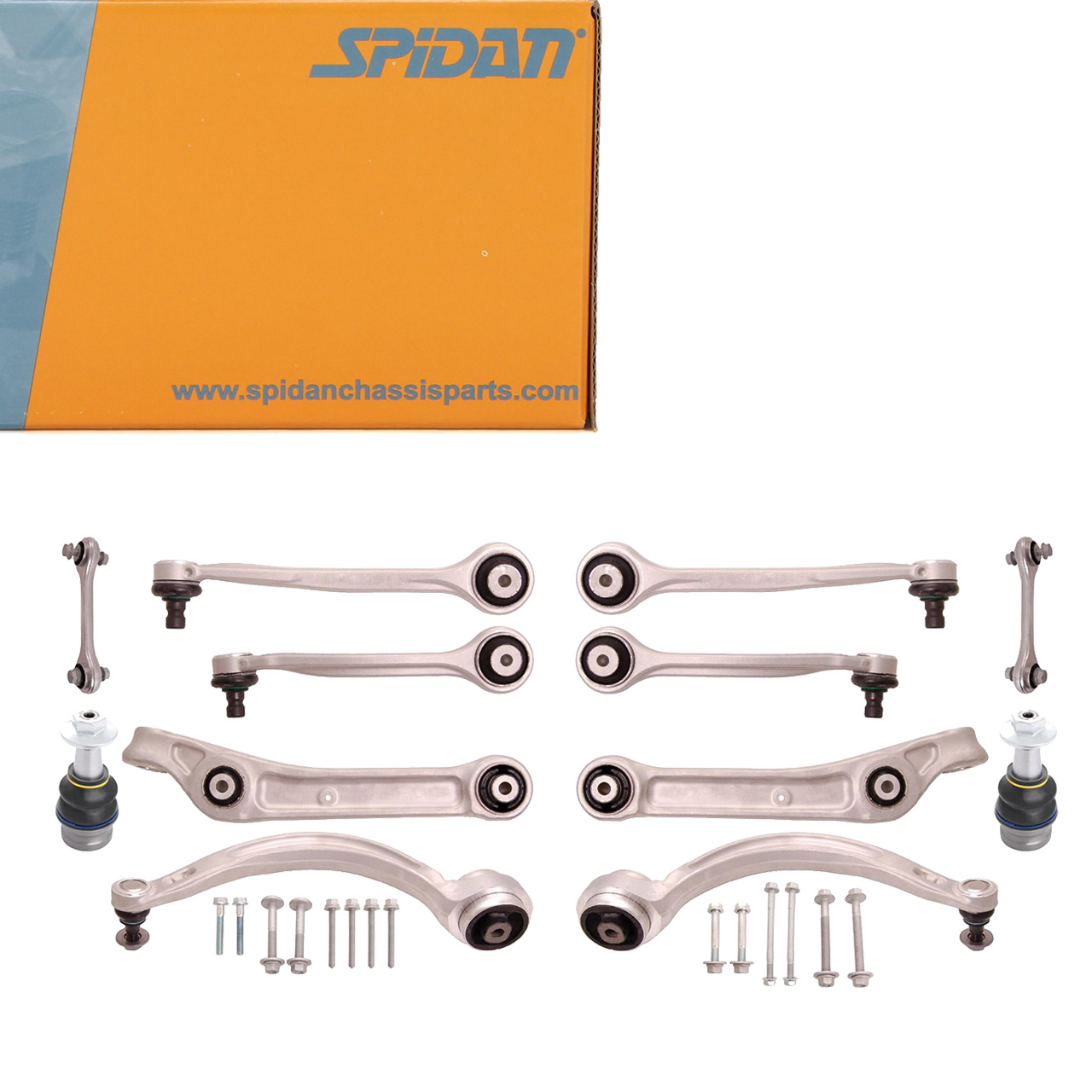 SPIDAN 59508 PLUS KIT Reparatursatz Querlenker AUDI A4 (8W B9) vorne 12-tlg